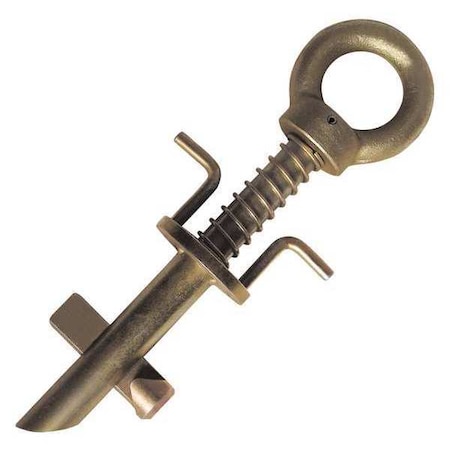 Falltech Beam Anchor, 9 1/4 in Length, 310 lb Weigth Capacity, Steel Anchor, Fixed D-Ring 49CD28