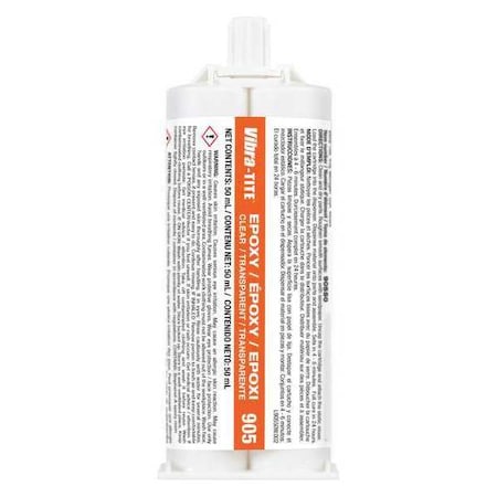Vibra-Tite Construction Adhesive, 905 Series, Light Brown, 2 oz, Bottle, 1:01 Mix Ratio, 6 min Functional Cure 90550
