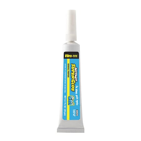 Vibra-Tite Instant Adhesive, 309 Series, Black, 0.7 oz, Bottle 30920