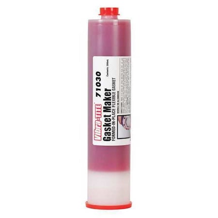 Vibra-Tite Anaerobic Gasket Sealant, 300 mL, Pink, Temp Range -65 to 400 Degrees F 71030