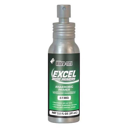 Vibra-Tite Primer, Excel 612 Series, Amber, 8 fl oz, Bottle 61202