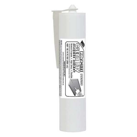 Vibra-Tite Silicone Gasket Sealant, 300 mL, Clear, Temp Range -65 to 450 Degrees F 99530