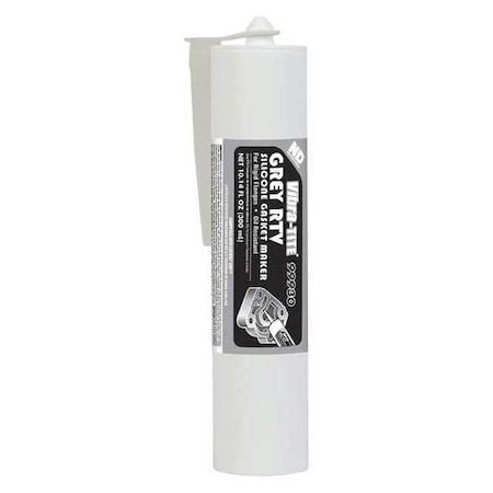 VIBRA-TITE Silicone Gasket Sealant, 300 mL, Gray, Temp Range -65 to 500 Degrees F 99930