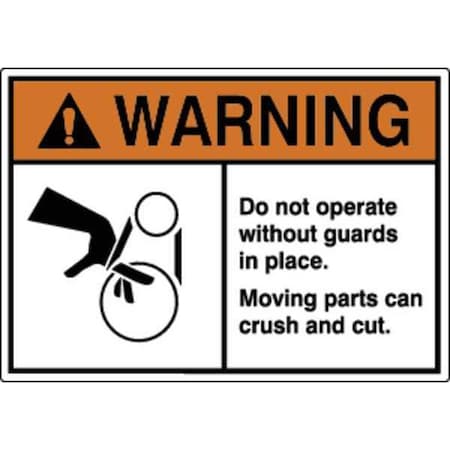 Zoro Select Label, Machine/Equipment, 3-1/2 in. H, PK5, HWL-535-723-5PK HWL-535-723-5PK