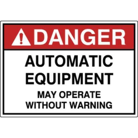 Zoro Select Label, Machine/Equipment, 3-1/2 in. L, PK5 OSL-933-5PK