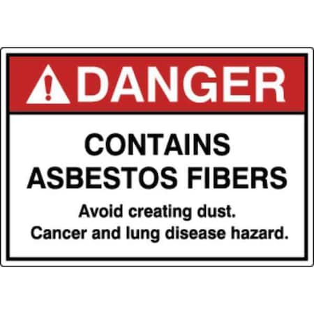 Zoro Select Label, Safety, 3-1/2 in. H, English, PK5, OSL-941-5PK OSL-941-5PK