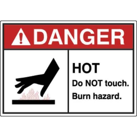 Zoro Select Label, Machine/Equipment, 3-1/2 in. H, PK5, HWL-535-742-5PK HWL-535-742-5PK