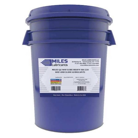 Miles Lubricants Way Oil, Pail, 5 gal.Viscosity 220 M00701903