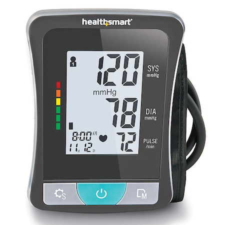 Healthsmart Blood Pressure Monitor, Arm, Blk, 0.94 lb. 04-645-001