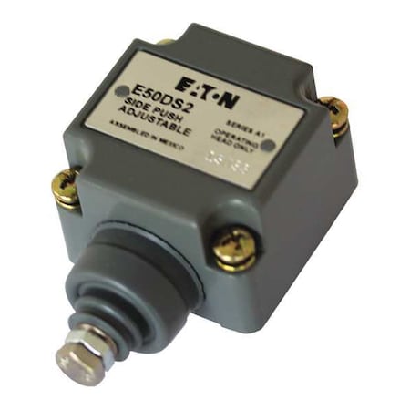 Eaton Cutler-Hammer Limit Switch Head, Push Bttn, Side, .06 In E50DS2