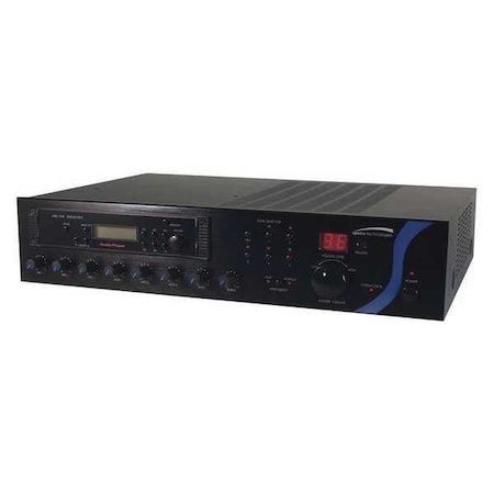 Speco Technologies PA Amplifier, 120W, with AM/FM Antenna PBM120AT