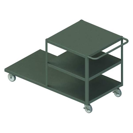 Zoro Select Platform Truck, 1200lb, 48in x 24in, 36in H EPT3S24485PU95