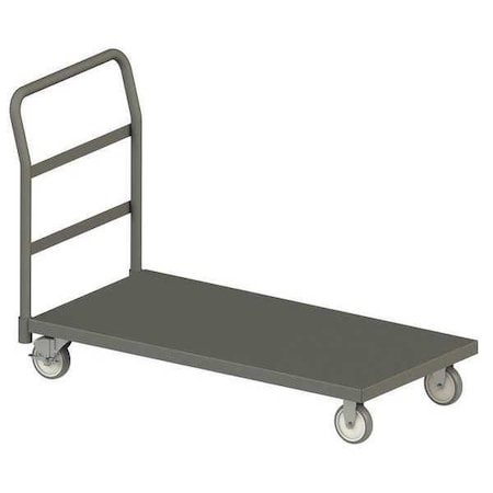 Durham Mfg Platform Truck, Gray, Steel, 1,400 lb EPT24485PU95