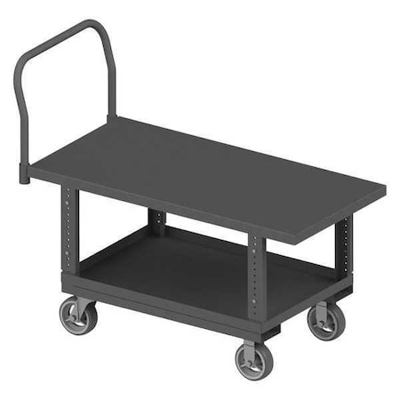 Zoro Select Platform Truck, 2000lb, 41 in to 51 in H WHPTA24606MR95