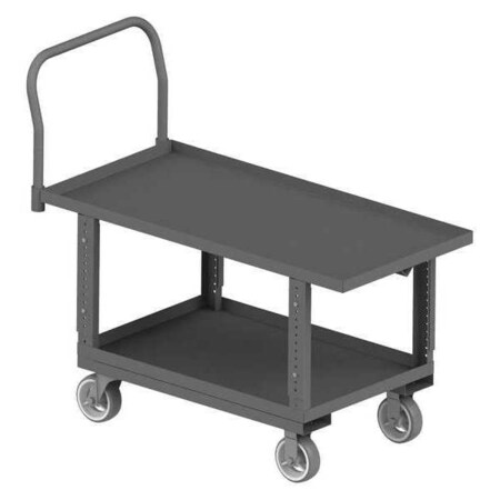 Zoro Select Platform Truck, 2000lb, 48in x 24in WHPTLUA24486MR95