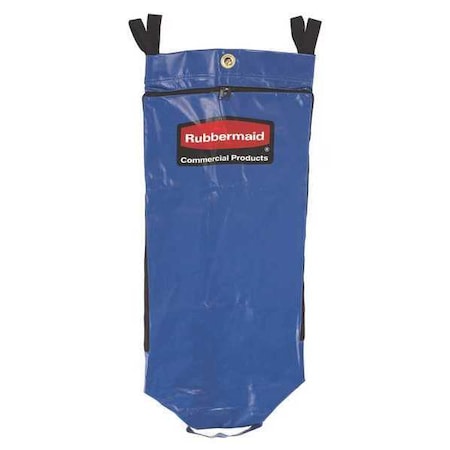 Rubbermaid Commercial Vinyl Recycling Cart Bag Blue 1966883