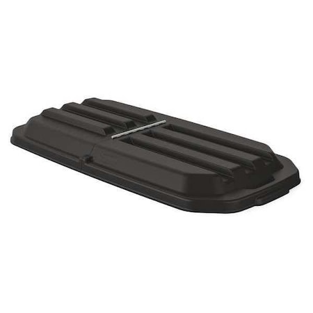 Suncast Commercial Tilt Truck Lid, Black, 1/2 cu. yd., Hinged RMTT50LID