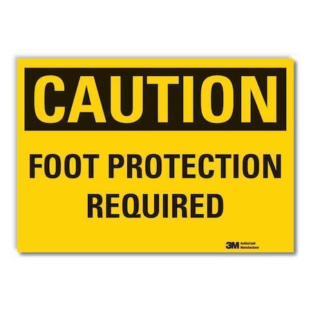 Lyle Caution Sign, 14"W, 10" H, 0.004" Thickness, LCU3-0293-ED_14x10 LCU3-0293-ED_14x10