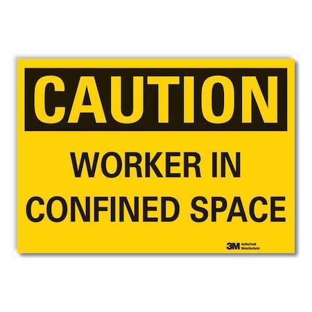 Lyle Caution Sign, 14"W, 10" H, 0.004" Thickness, LCU3-0297-ED_14x10 LCU3-0297-ED_14x10