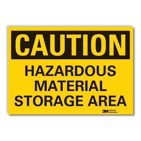 Lyle Caution Sign, 10 in H, 14 in W, Horizontal Rectangle, English, LCU3-0331-RD_14x10 LCU3-0331-RD_14x10