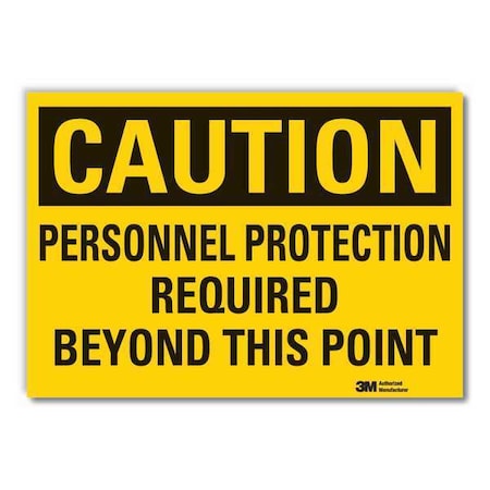 Lyle Caution Sign, 14"W, 10" H, 0.004" Thickness, LCU3-0405-ED_14x10 LCU3-0405-ED_14x10