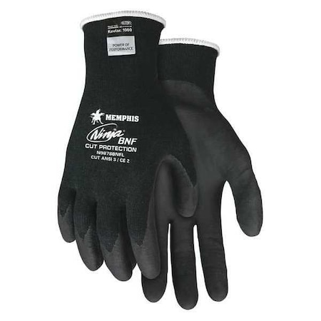 Mcr Safety Cut Resistant Coated Gloves, Cut Level A3 , Nitrile , Sandy , S 1 PR N9878BNFS