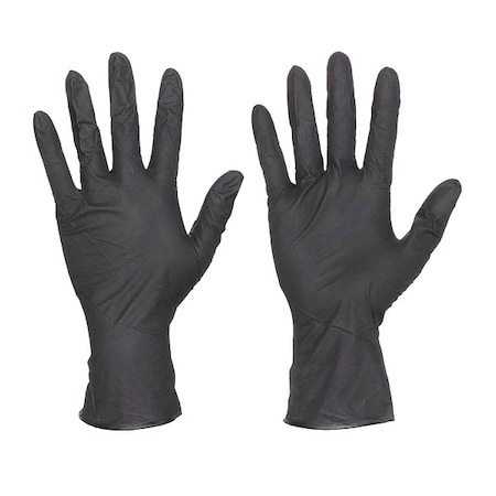 Mcr Safety NitriShield 6060, Disposable Gloves, 3.00 to 3.99 mil Palm, Nitrile, Powder-Free, 2XL (11), 100 PK 6060XXL
