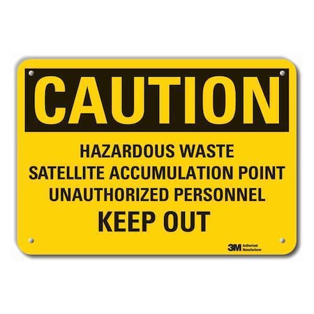 Lyle Caution Sign, 7 in H, 10 in W, Vertical Rectangle, English, LCU3-0473-RA_10x7 LCU3-0473-RA_10x7