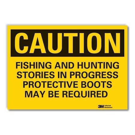 Lyle Caution, Fishing And Hunting Stories In Progress., 10 in W x 7 in H, Vinyl, LCU3-0468-RD_10x7 LCU3-0468-RD_10x7