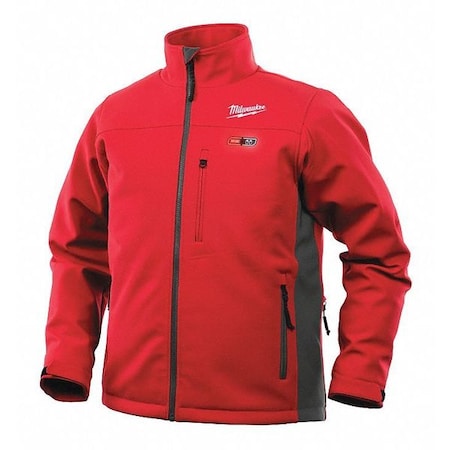 Milwaukee Tool M12 Mens Jacket, 2XL, Red, 48" Chest Size 201R-202X