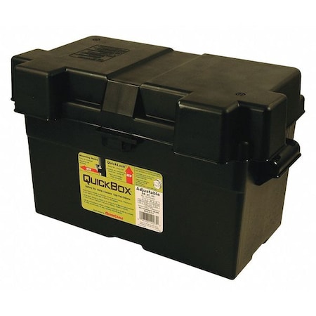 Quickcable Battery Box, Black, 17-3/4