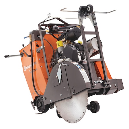 Husqvarna 30" Walk-Behind Concrete Flat Saw, 12.5" Cut Depth, 37hp Kohler 4-Cycle FS 3500 30 G