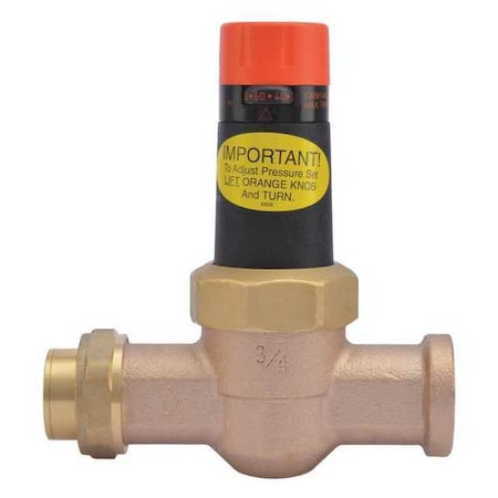 Cash Acme Pressure Regulator, Bronze, 6-11/16 in. L 23136-0045