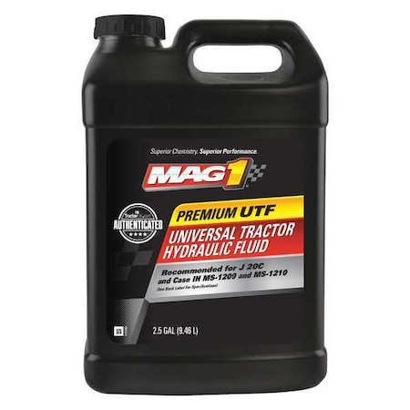 Mag 1 2.5 gal Bottle, Hydraulic Oil, 68 ISO Viscosity, 10W-30 SAE MAG00522