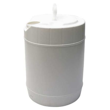 Zoro Select Pail, 5.0 gal., Plastic Handle, 11-9/16in L BTH5R-SC-W