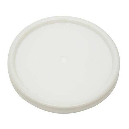 Zoro Select Pail Lid, Natural, Tear tab, 1-3/16 in. H ROP2100CVR-TT-N