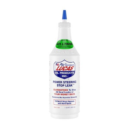 Lucas Oil Power Steering Fluid Sealer, Red, 32 Oz 10011
