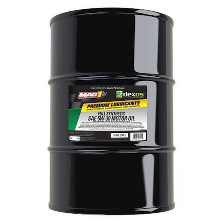 Mag 1 Engine Oil, 5W-30, Synthetic, 55 Gal. Drum MAG64876