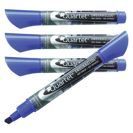 Quartet Dry Erase Marker, Chisel Tip, Blue, PK12 Low Odor 5001-3MA