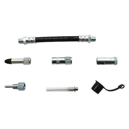 Lubrimatic Grease Gun Fitting Kit, Steel, 12000 psi 05-060