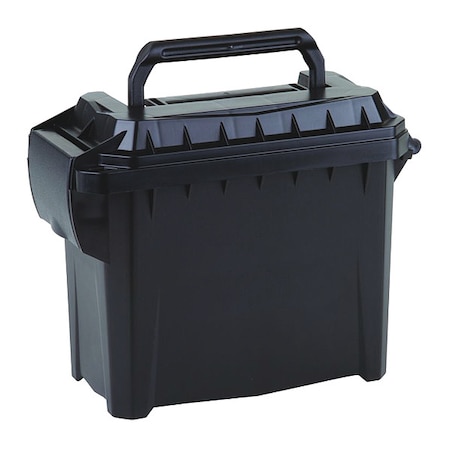 FLAMBEAU 4-1/4"W Polypropylene, Black Portable Tool Box 6-1/2"H T1100