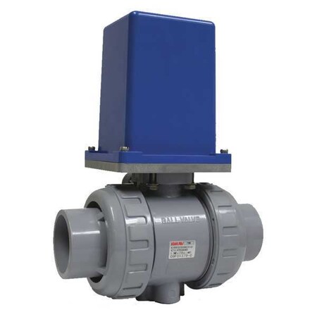 Asahi Electronic Ball Valve, 1" Pipe Size, PVC 2928007