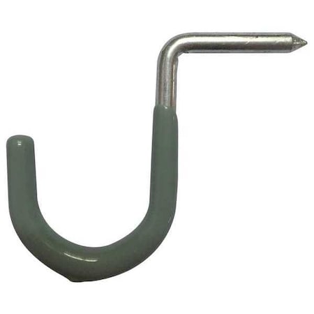 Zoro Select Utility Hook, Vinyl, 7/8 in. H 49GV57