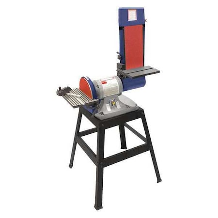 Dayton Belt/Disc Sander, 9 In., 1 HP, 120 V 49G990
