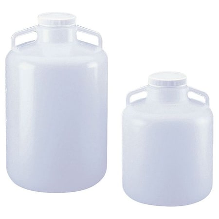 Zoro Select Carboy, Wide Mouth, 5.28 gal., LDPE 49H031