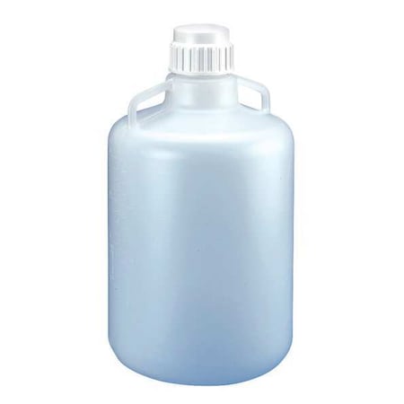 Zoro Select Carboy, Heavy-Duty, PP, 5.28 gal. (Formerly Lab Safety Supply) 49H029