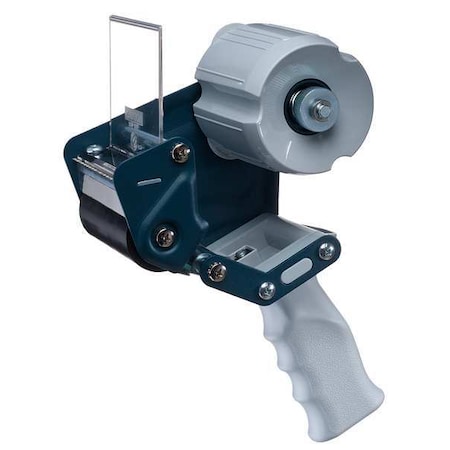 Encore Packaging Tape Dispenser, 3 in Max. Tape Width. 5 1/2 in Tape Core Dia, Pistol, Plastic, Blue EP-685-3