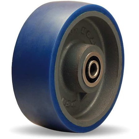 Zoro Select Caster Wheel, Polyurethane, 8", 2000 lb. W-830-SPB-3/4