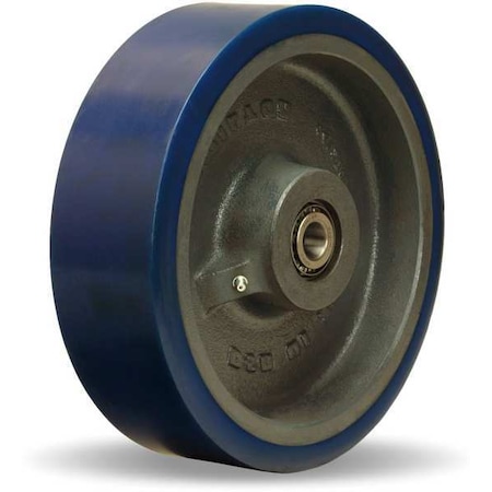 Zoro Select Caster Wheel, Polyurethane, 10 in., 2400 lb W-1030-SPB-3/4