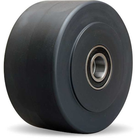 ZORO SELECT Caster Wheel, Nylon, 6 in., 5400 lb., Black W-630-NYB-3/4